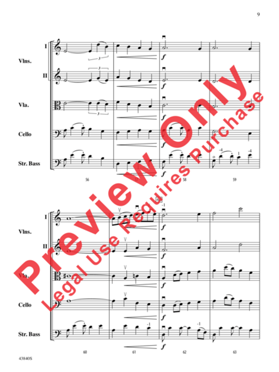 Mystère String Orchestra scores gallery preview page 10