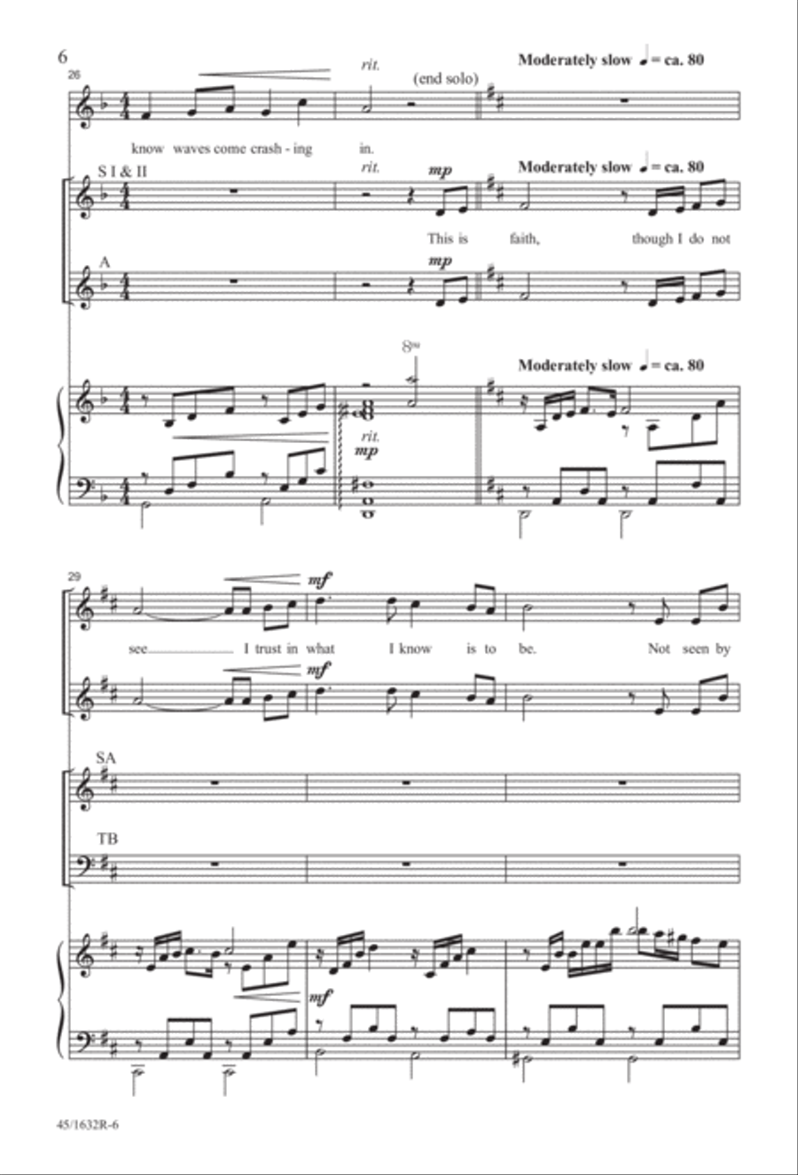 Faith, Hope, and Love SSA scores gallery preview page 4