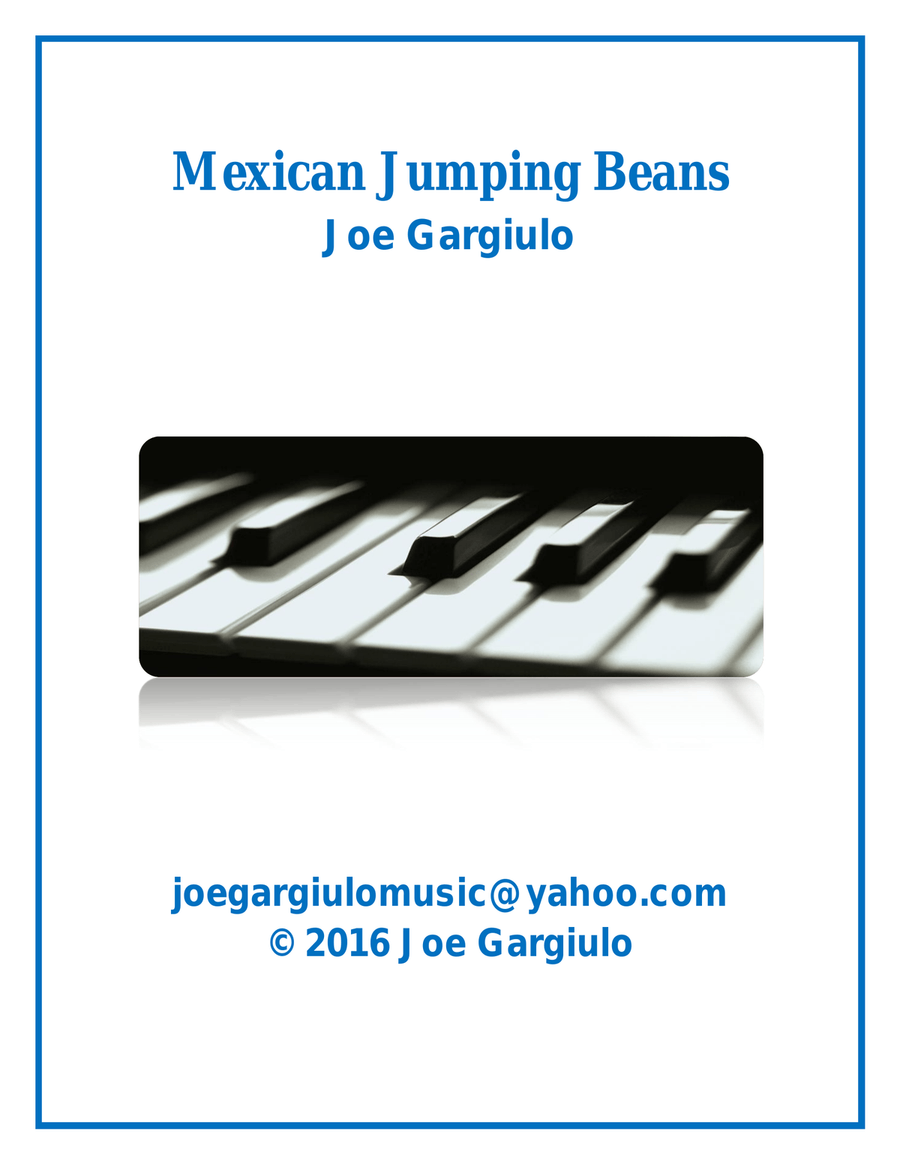 Mexican Jumping Beans Piano Solo scores gallery preview page 1