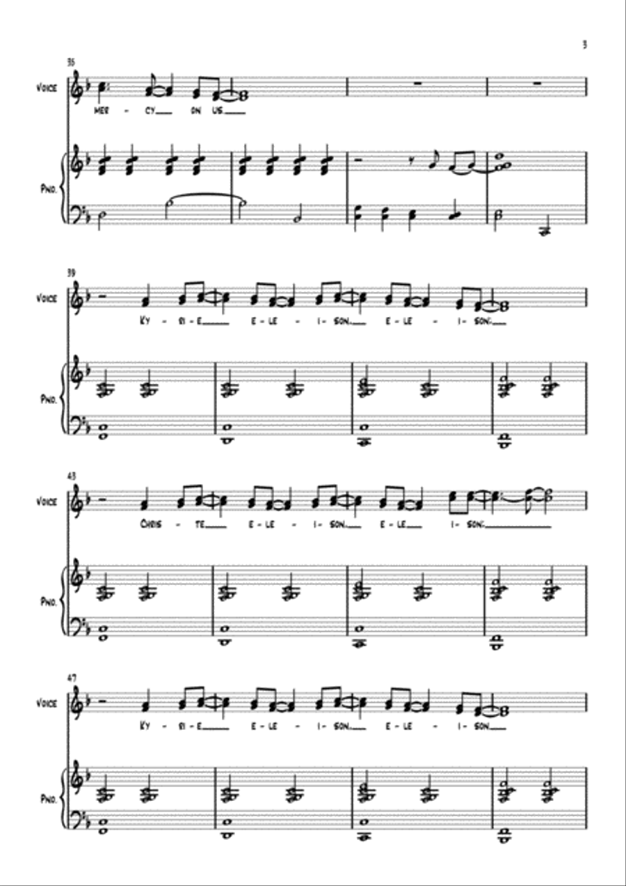 Kyrie Voice scores gallery preview page 3