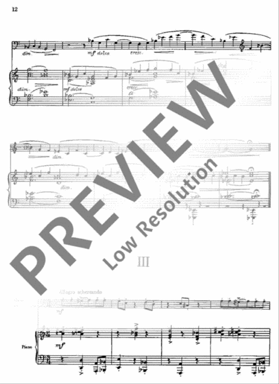 Miniaturen Miniaturen Bassoon scores gallery preview page 13