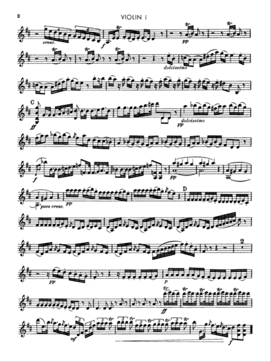 Boccherini: First Quintet in D Major, for Two Violins, Viola, Cello and Guitar Viola scores gallery preview page 2