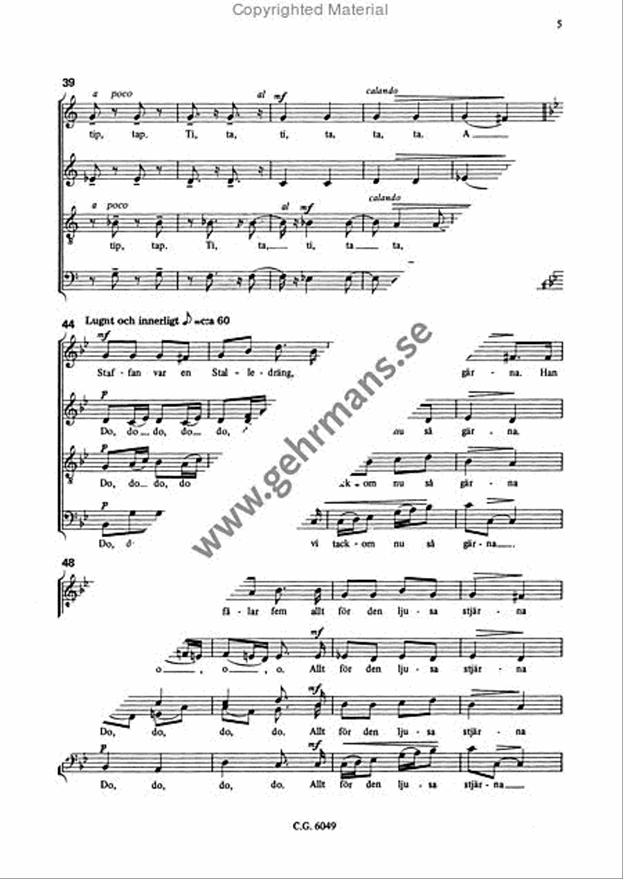 Julmix 4-Part scores gallery preview page 3