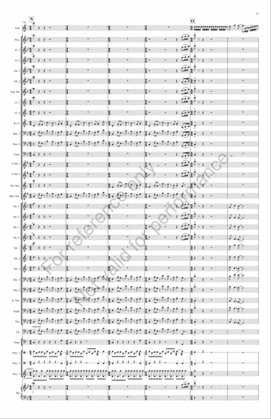 Shenandoah Fantasy Concert Band scores gallery preview page 20