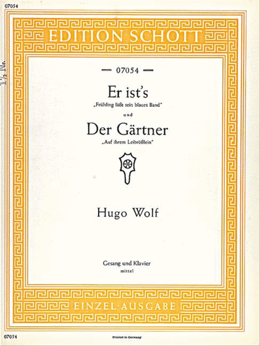 Er ist's / Der Gärtner