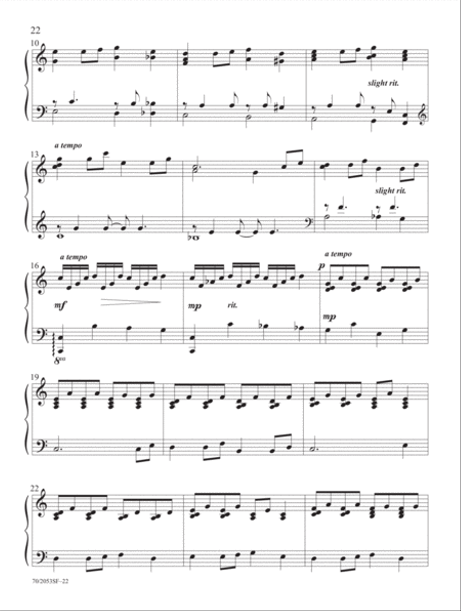Peace on Earth Piano Solo scores gallery preview page 15