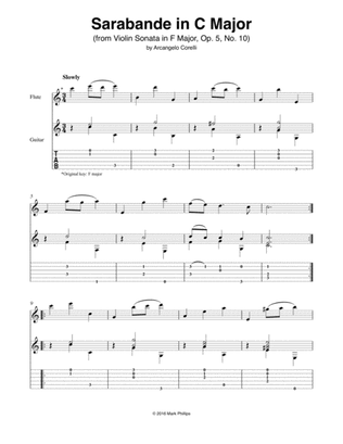 Sarabande in C Major (from Violin Sonata in F Major, Op. 5, No. 10)