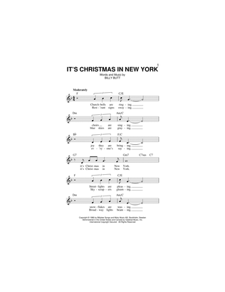 Book cover for It's Christmas In New York