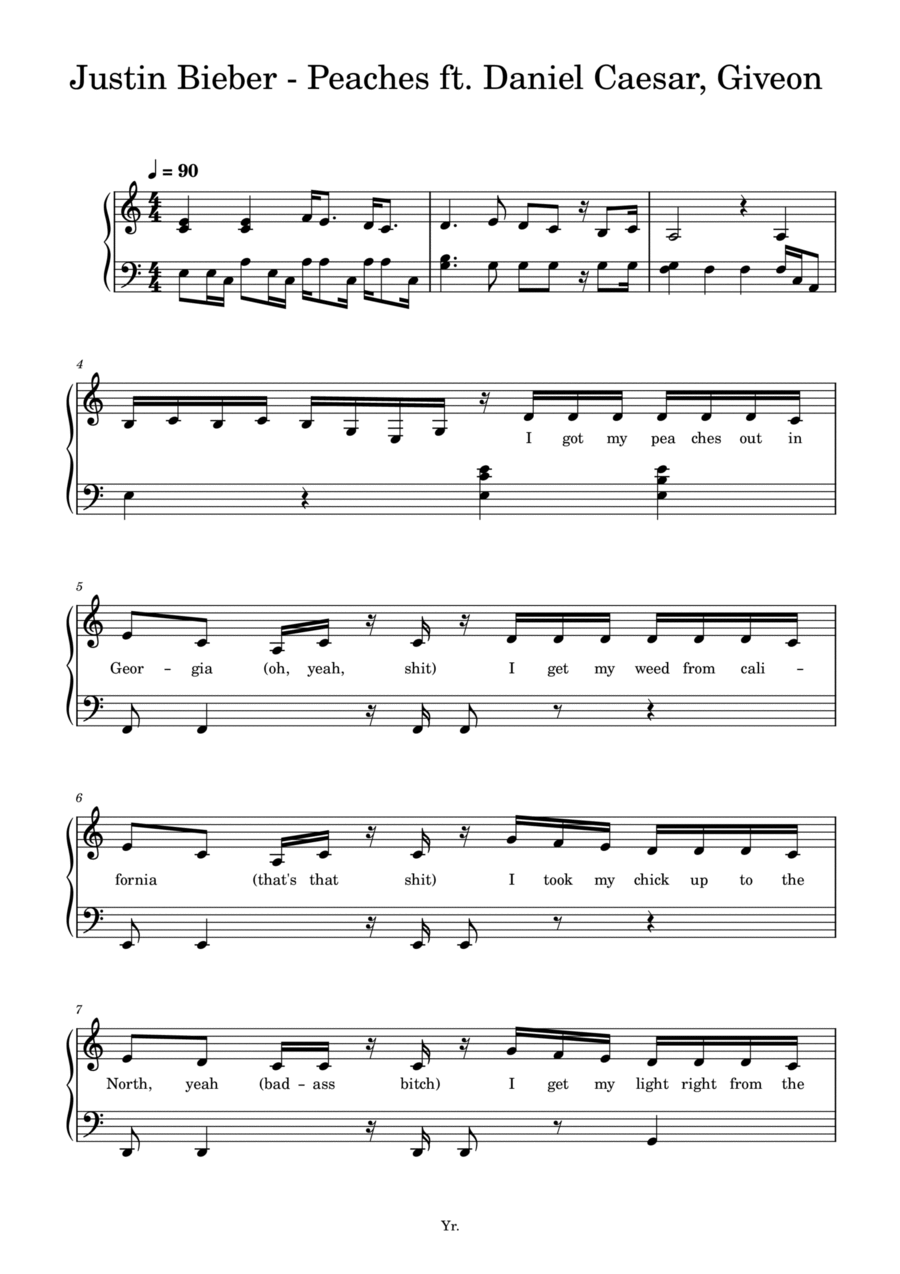 Peaches Small Ensemble scores gallery preview page 1
