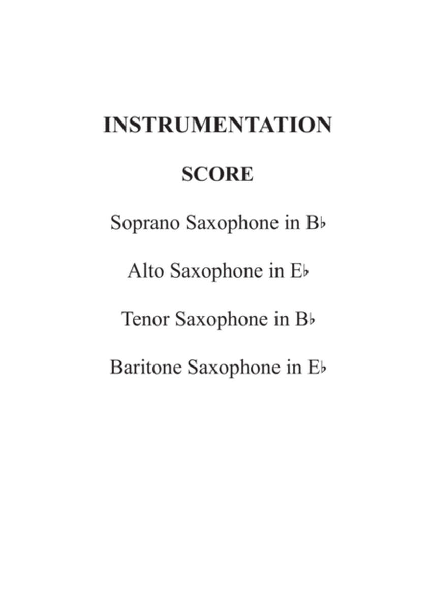 Fanfare and Ode To Joy for Saxophone Quartet image number null