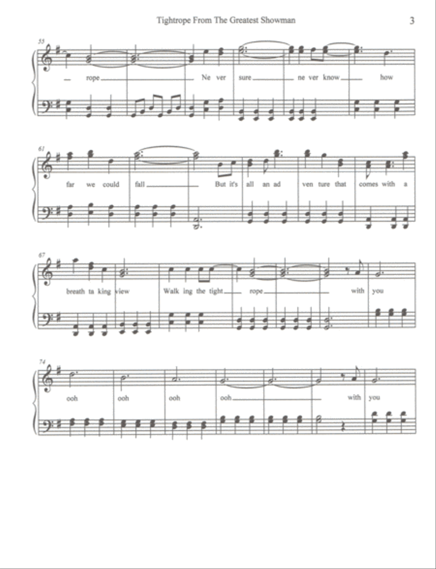 Tightrope Tightrope Small Ensemble scores gallery preview page 3