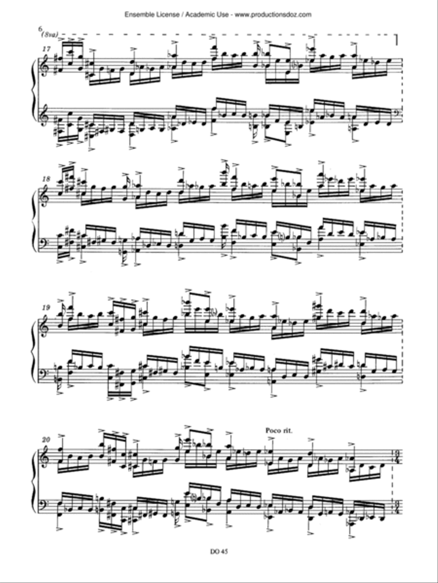 Improvisation Improvisation Piano Solo scores gallery preview page 6