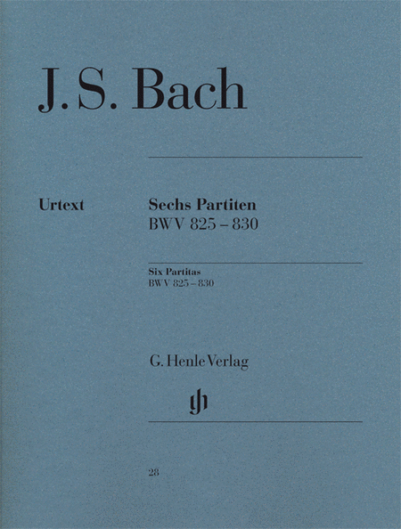 Johann Sebastian Bach: Six partitas BWV 825-830