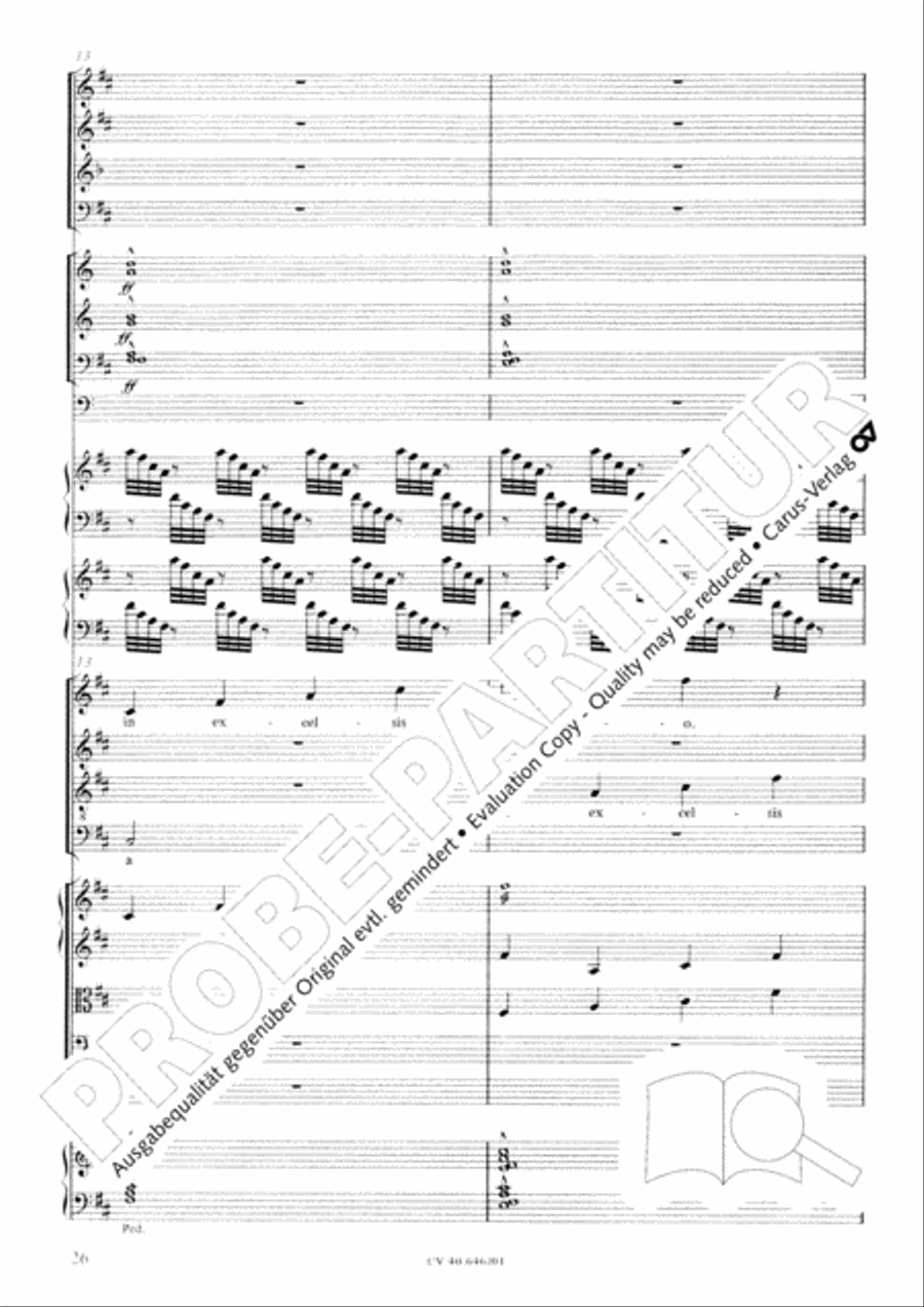 Mass in A Major (2 versions) STB scores gallery preview page 37