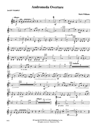 Andromeda Overture: 2nd B-flat Trumpet