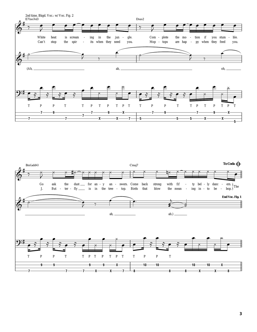 Can't Stop Acoustic Guitar scores gallery preview page 3