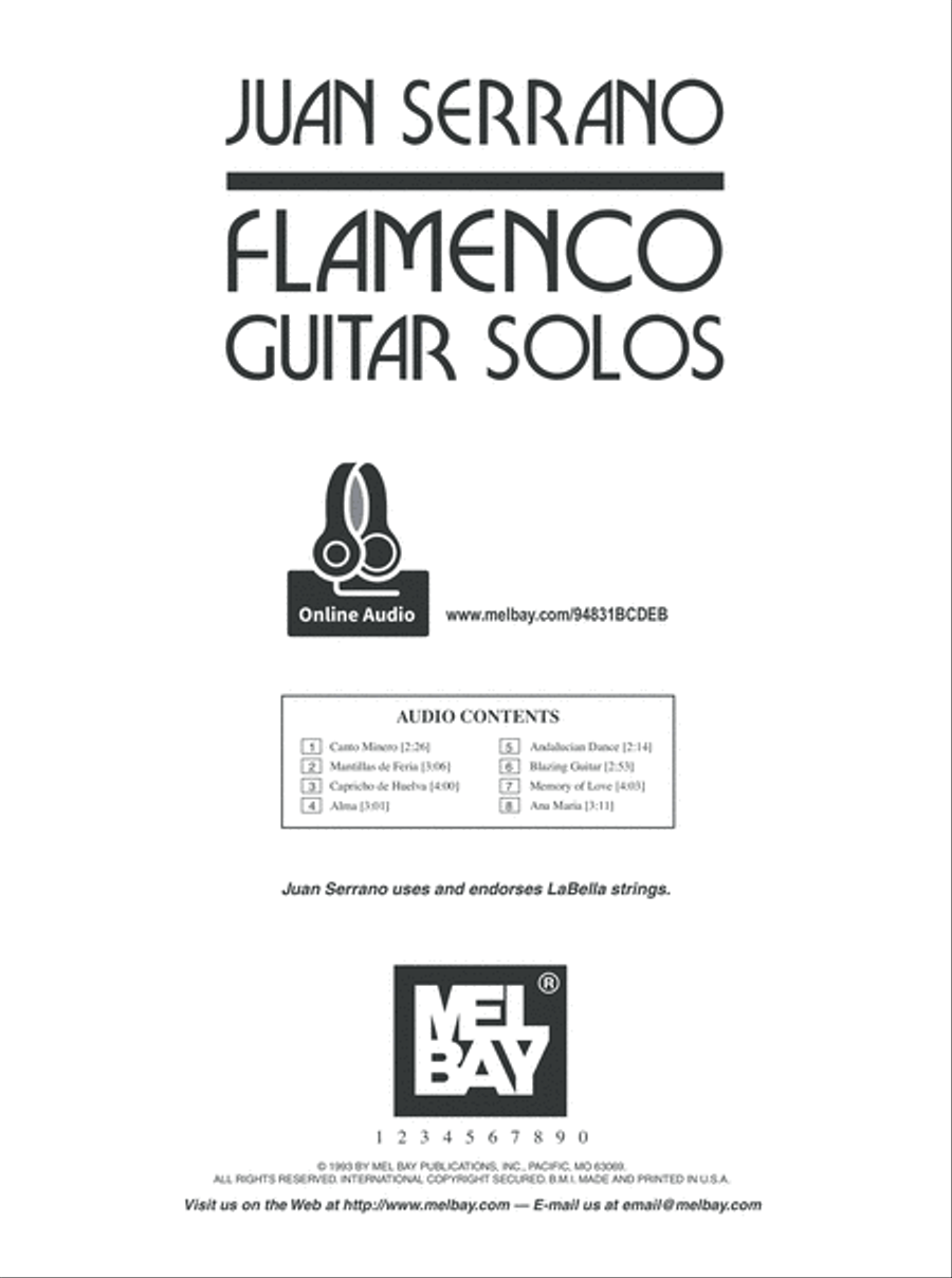 Juan Serrano - Flamenco Guitar Solos Acoustic Guitar scores gallery preview page 7