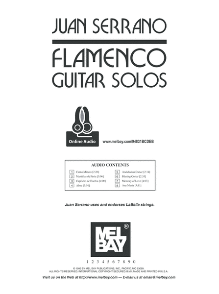 Juan Serrano - Flamenco Guitar Solos image number null