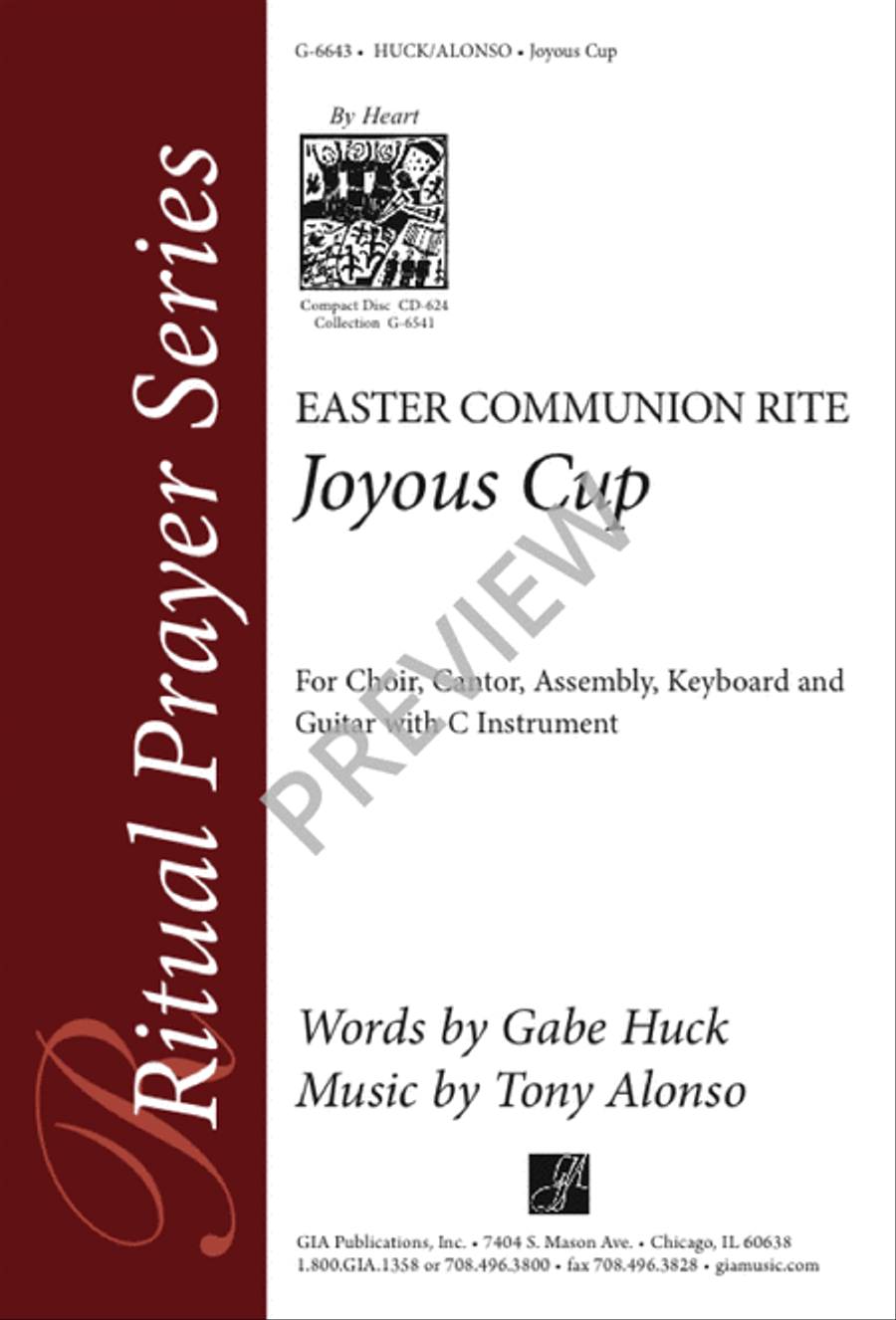 Joyous Cup 4-Part scores gallery preview page 1