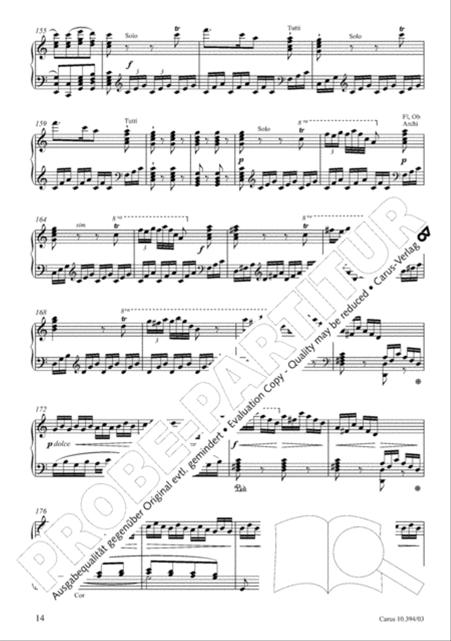 Fantasia for piano, choir and orchestra SSATB scores gallery preview page 15