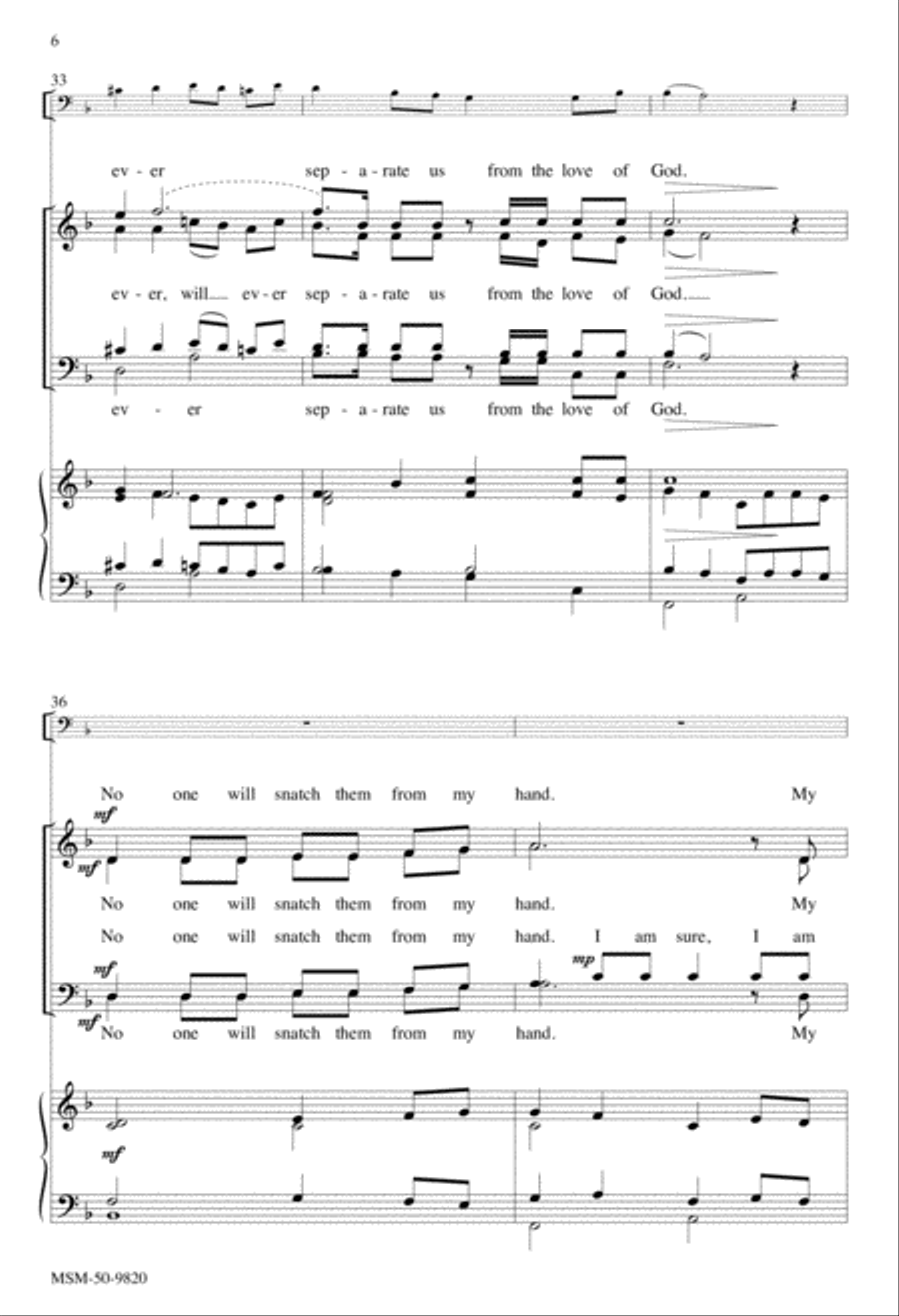 Neither Death nor Life 4-Part scores gallery preview page 6