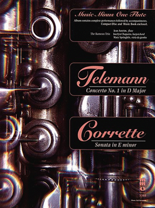 Book cover for Telemann - Concerto No. 1 in D Major; Corrette - Sonata in E minor