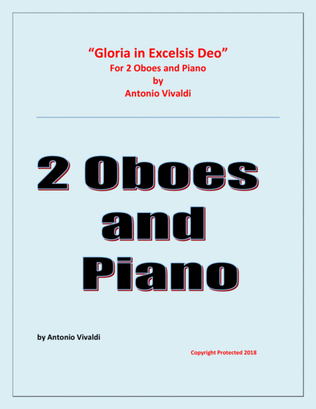Gloria in Excelsis Deo - for 2 Oboes and Piano