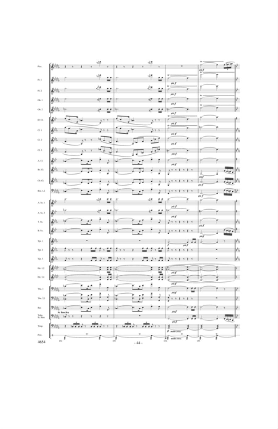Ride of the Valkyries Ride of the Valkyries Concert Band scores gallery preview page 43