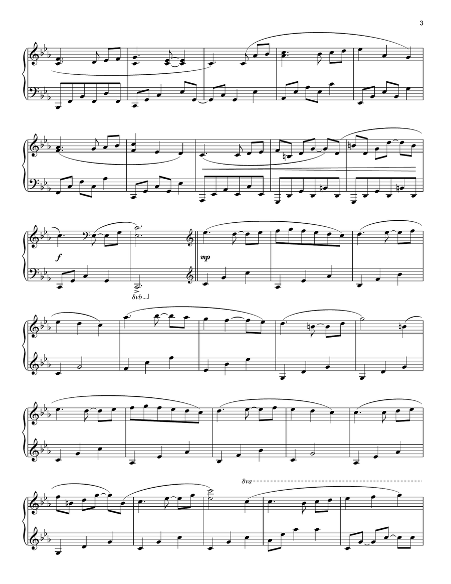 Radiance Radiance Piano Solo scores gallery preview page 3