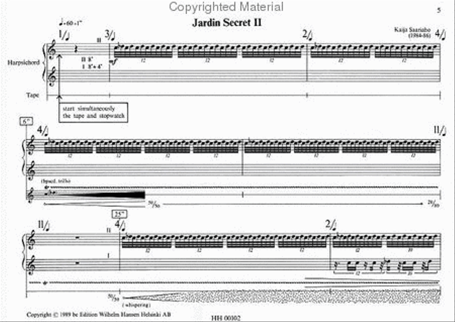 Jardin Secret II Jardin Secret II Harpsichord scores gallery preview page 2