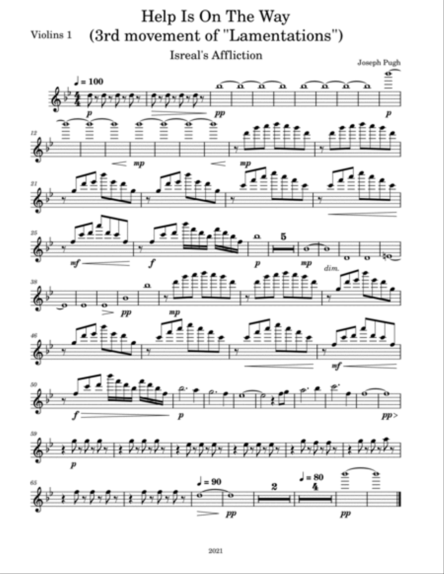 Symphony No.2 Symphony No.2 Full Orchestra scores gallery preview page 3