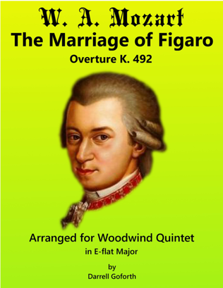 Book cover for Mozart: Overture to "The Marriage of Figaro" for Wind Quintet in E-flat Major