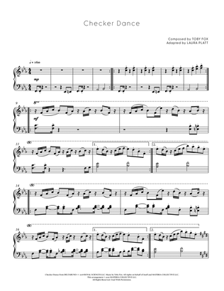 Checker Dance (DELTARUNE - Piano Sheet Music)