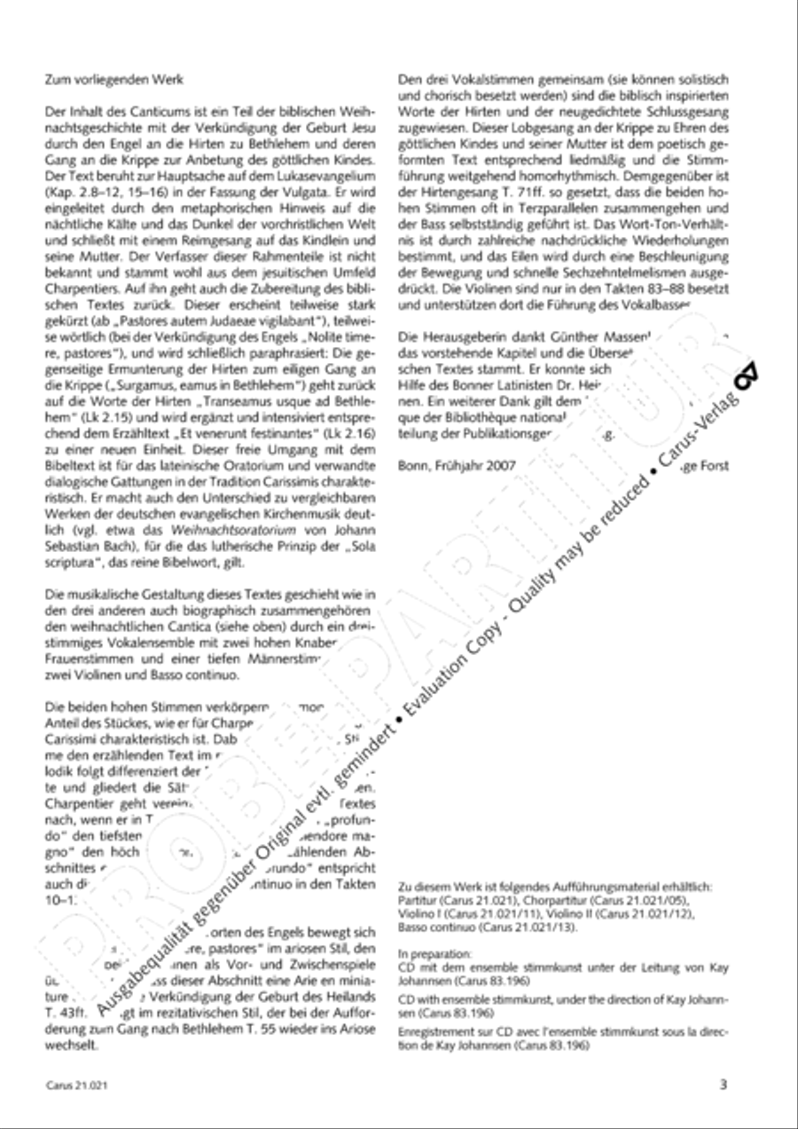 Canticum in nativitatem Domini Choir scores gallery preview page 4