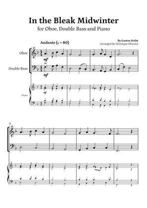 In the Bleak Midwinter (Oboe, Double Bass and Piano) - Beginner Level