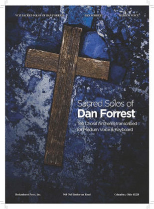Book cover for Sacred Solos of Dan Forrest (medium voice)
