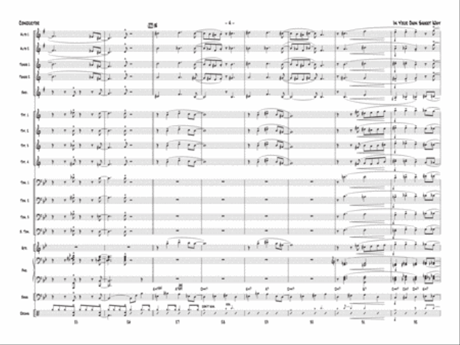In Your Own Sweet Way Jazz Ensemble scores gallery preview page 5