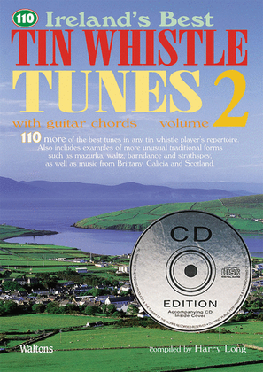 Book cover for 110 Ireland's Best Tin Whistle Tunes - Volume 2