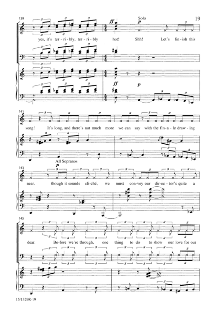 A Chorister's Covert Concert 4-Part scores gallery preview page 19