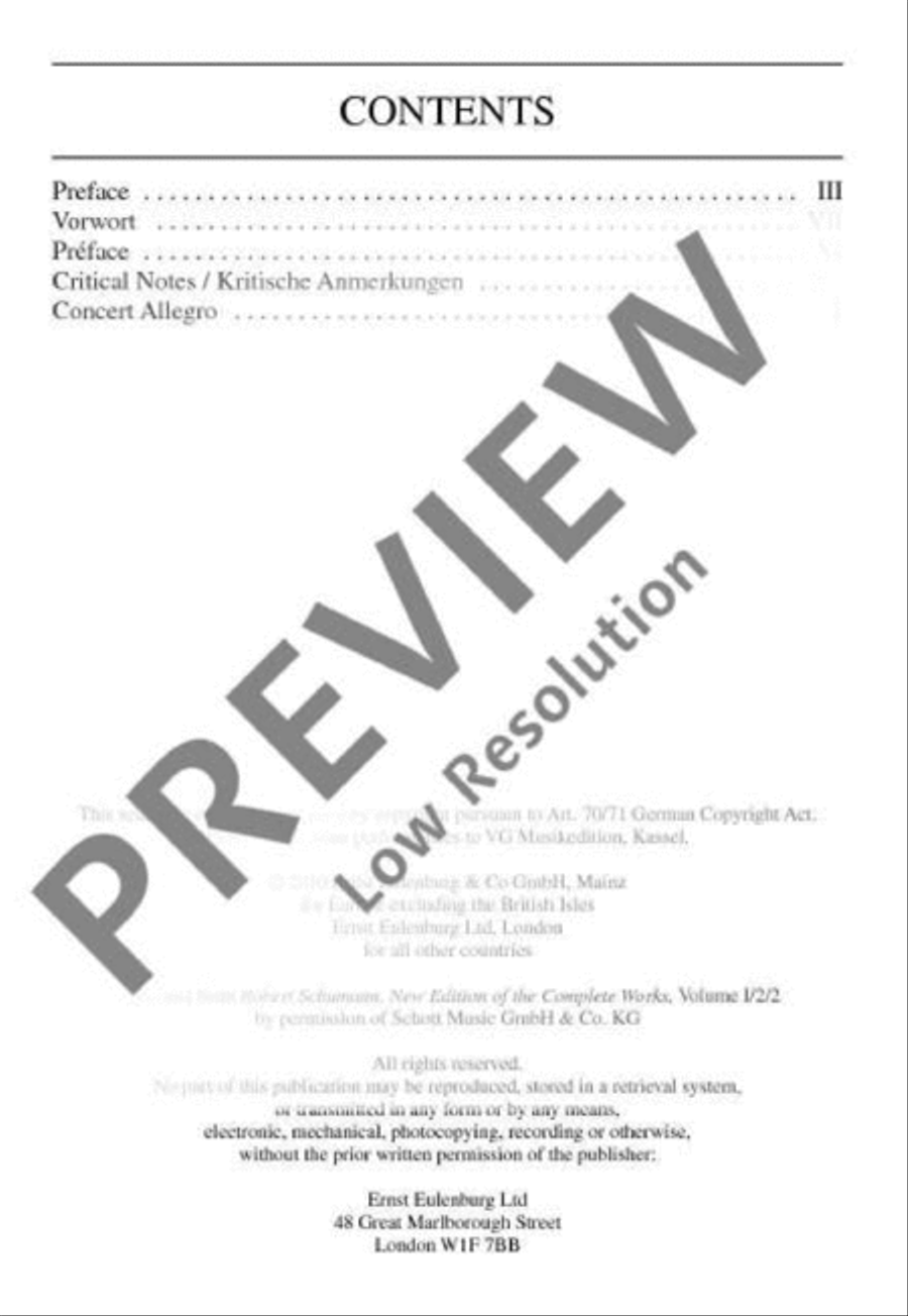 Concert Allegro with Introduction D minor Orchestra scores gallery preview page 3