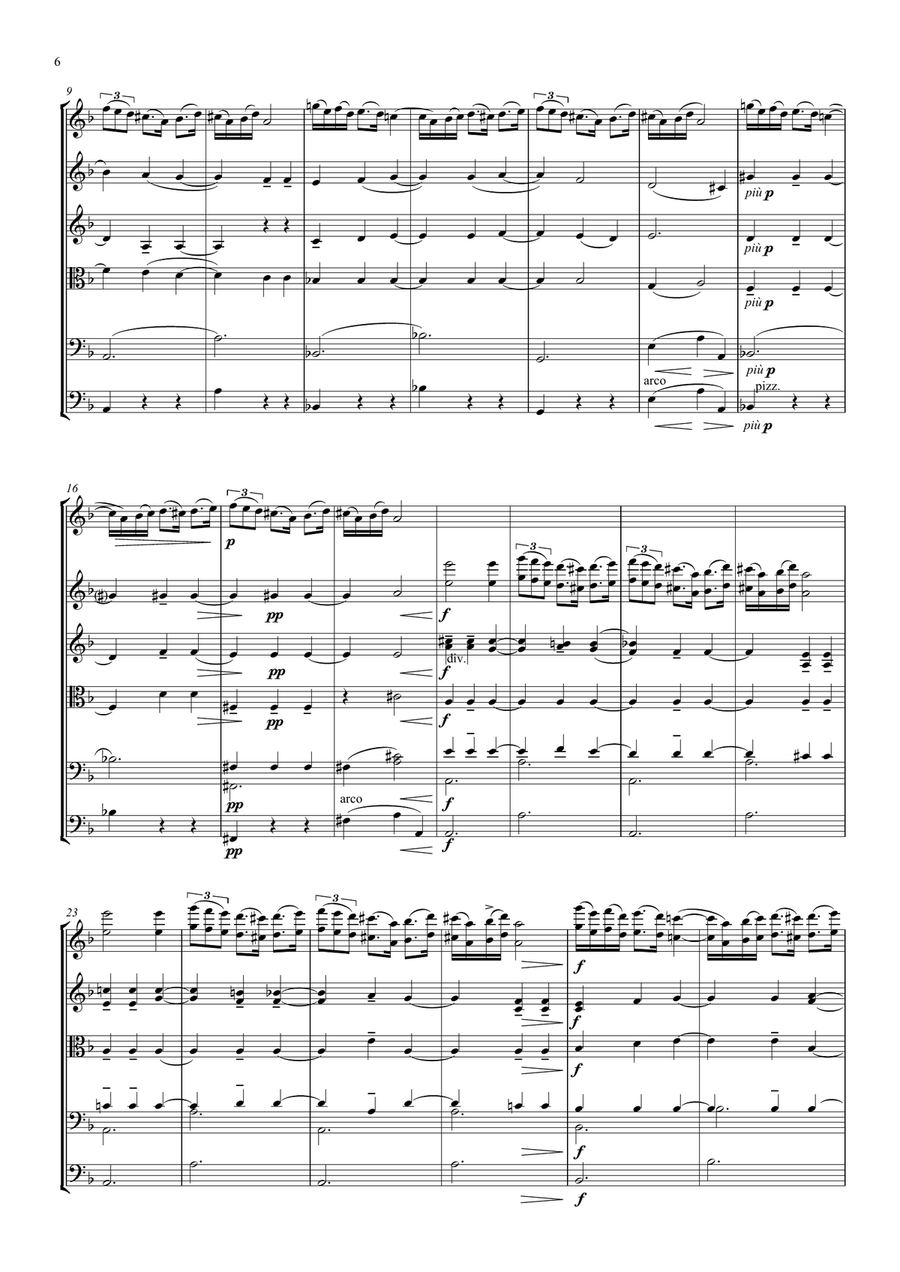 Bartok Romanian Dances String Orchestra scores gallery preview page 6
