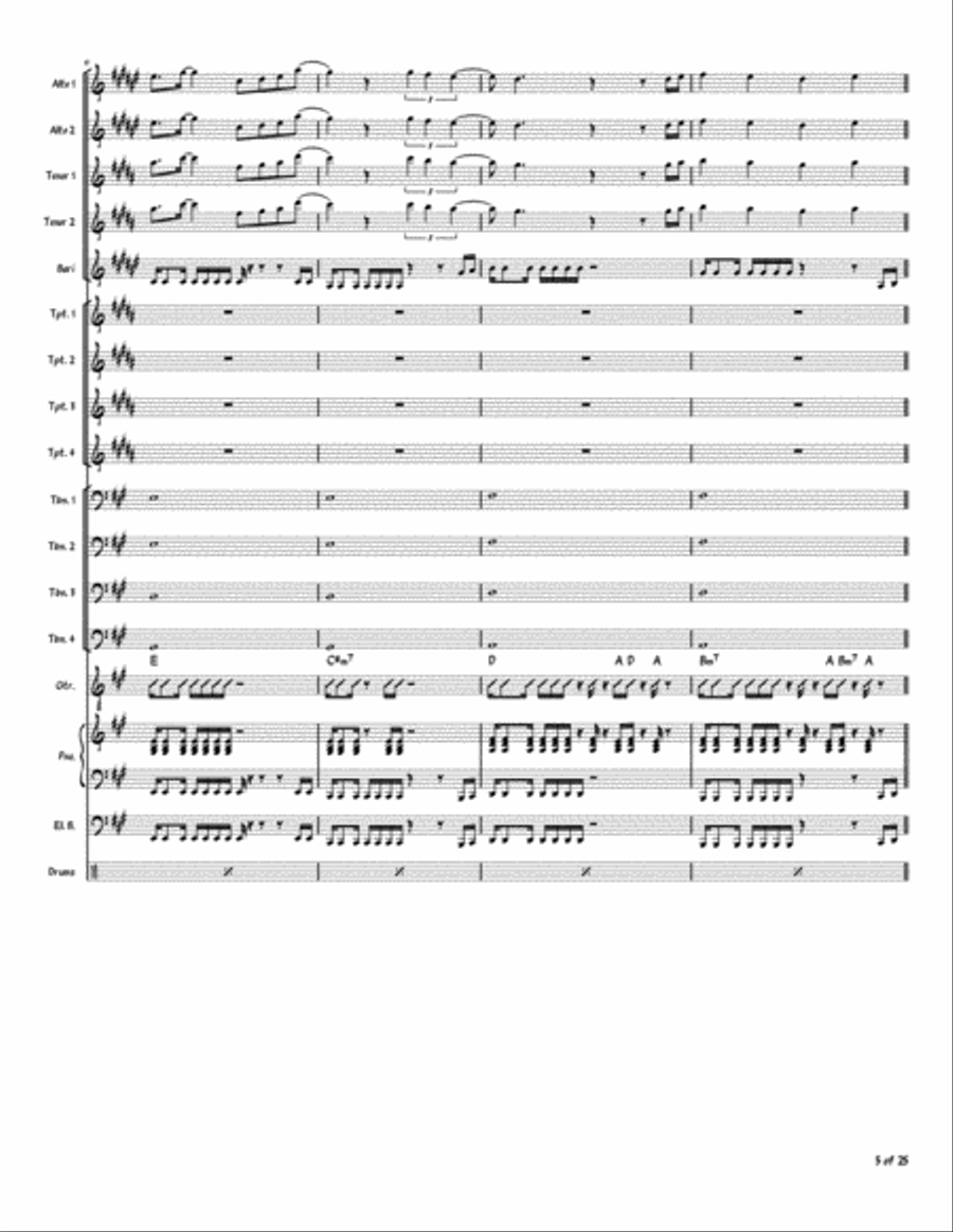 Something About You Something About You Jazz Ensemble scores gallery preview page 6