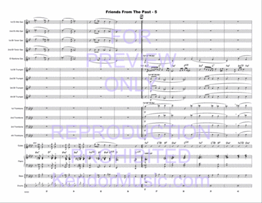 Friends From The Past Jazz Ensemble scores gallery preview page 6