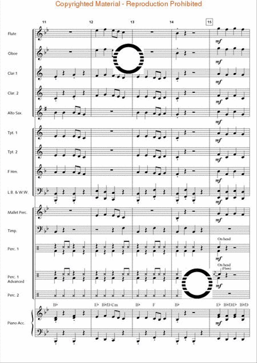 Penguin Promenade Concert Band scores gallery preview page 4