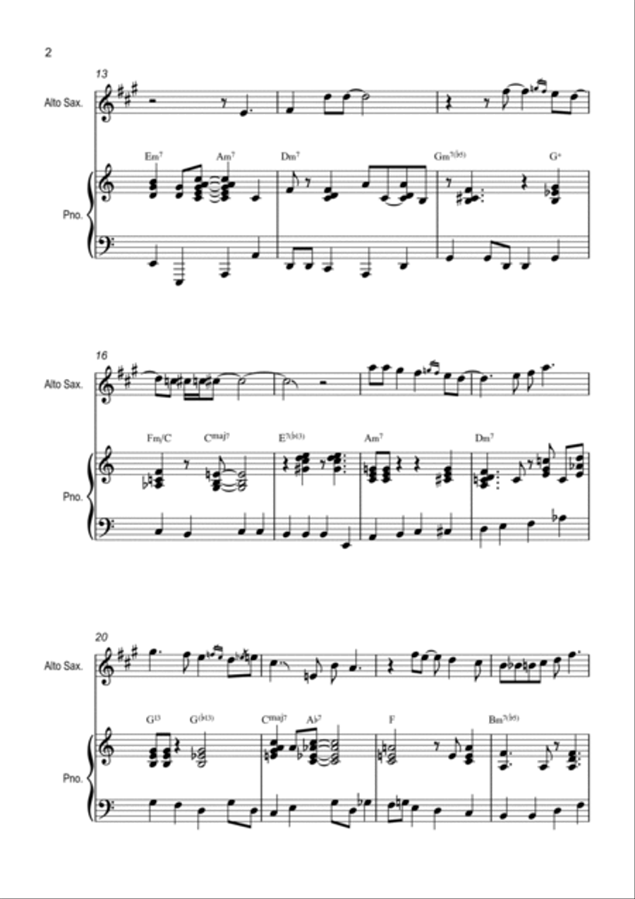 Fly Me To The Moon Piano scores gallery preview page 2