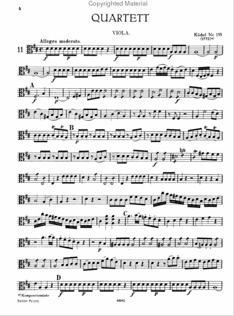 String Quartets, Volume 2 String Quartet scores gallery preview page 3