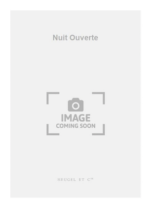 Book cover for Nuit Ouverte