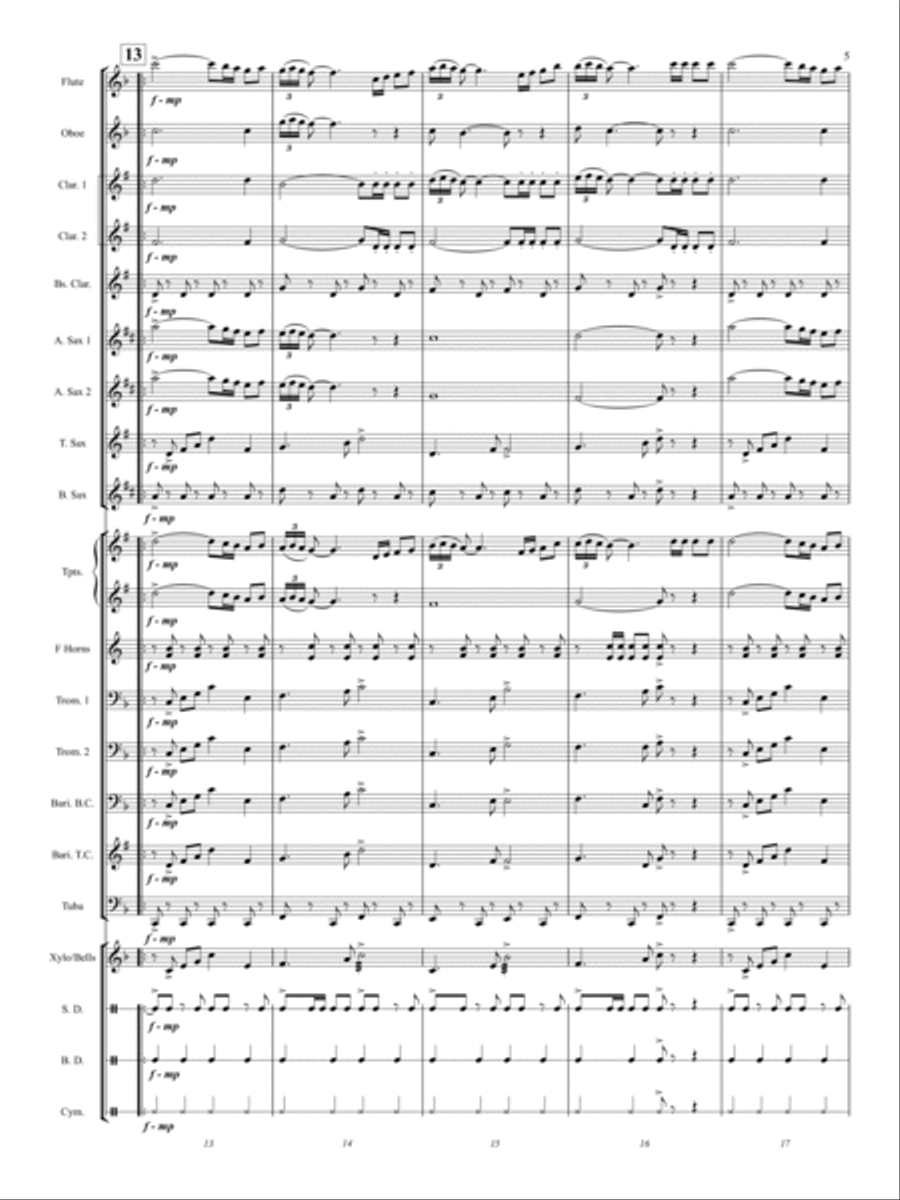 Pan American Concert Band scores gallery preview page 5