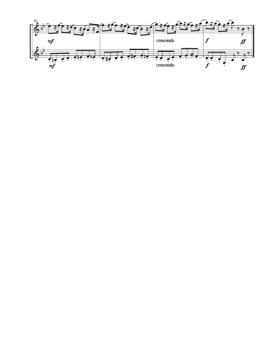 3 Pieces from The Nutcracker for Clarinet Duet Clarinet Duet scores gallery preview page 4