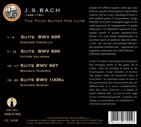 Johann Sebastian Bach: The Four Suites for Lute